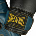 Боксерские перчатки Green Hill RAIDER THBGHB-05 чёрно-голубой 75_75