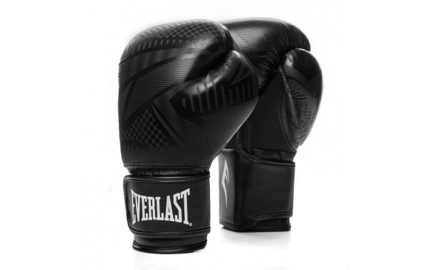 Перчатки тренировочные Everlast Spark 14oz черн/гео. 600_380