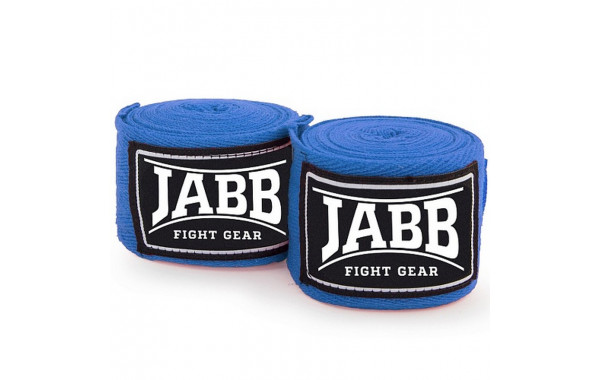 Бинты боксерские эластичные l350см Jabb JE-3030 синий 600_380
