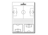 Блокнот (50 листов формата А4) с макетом футбольного поля Barret S.r.l. BL50F