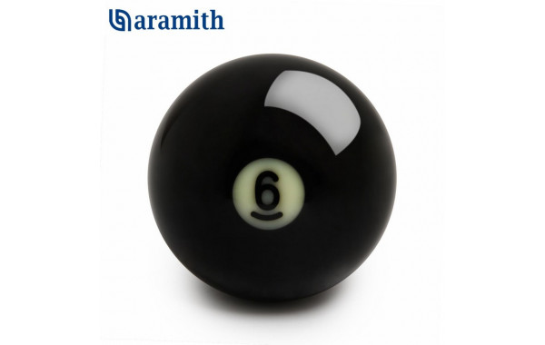 Шар Aramith Premier Pyramid №6 ø68мм черный 600_380