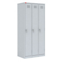 Шкаф металлический разборный 3-секционный для одежды СТ-33 1860х900х500мм