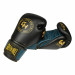 Боксерские перчатки Green Hill RAIDER THBGHB-05 чёрно-голубой 75_75