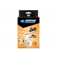 Мячики для настольного тенниса Donic Jade 40+,12 штук 618045 белый + оранжевый