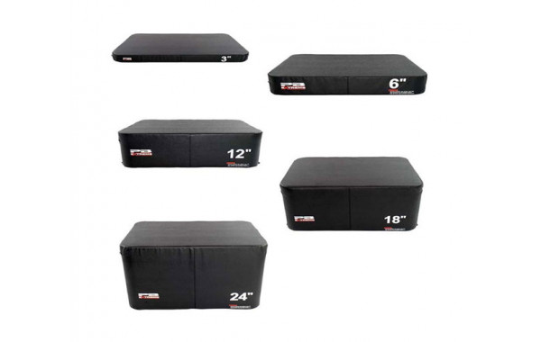 Набор плиобоксов Perform Better PB Extreme Foam Plyobox Set 5 3402 8, 15, 31, 46, 61 см, синий 600_380