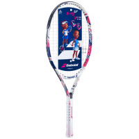 Ракетка для большого тенниса детская 7-9 лет Babolat B`FLY 23 Gr000 140486 бело-розовый