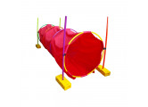 Тоннель детский игровой круглый Dinamika l2 м, с подставками (обручи,палки,кирпичики) ZSO-002921