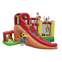 Надувной батут с горкой Happy Hop Игровой центр 11 в 1 9406N