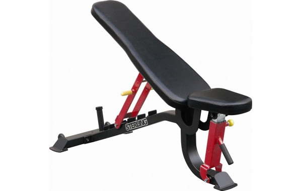 Усиленная многопозиционная скамья Aerofit SL7011 600_380