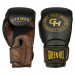 Боксерские перчатки Green Hill STRIKER THBGTR-02 черный\коричневый 75_75