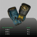 Боксерские перчатки Green Hill RAIDER THBGHB-05 чёрно-голубой 75_75