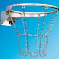 Кольцо баскетбольное c металлической сеткой. 8 отверстий Haspo 924-7063