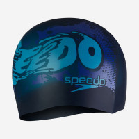 Шапочка для плавания детская Speedo Boom Silicone Cap Jr 8-0838615954 синий