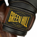 Боксерские перчатки Green Hill STRIKER THBGTR-02 черный\коричневый 75_75