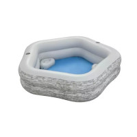 Детский надувной бассейн 213х206x53см, 575 л, от 6 лет Bestway Splash Paradise 54423