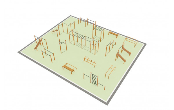 Парковая площадка для Воркаут и WRK Spektr Sport 5_108mm 600_380