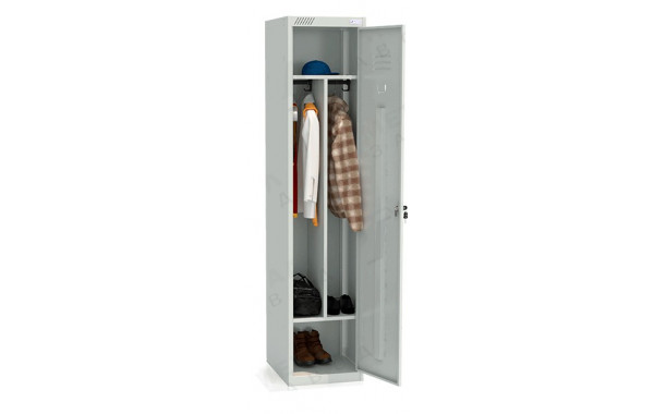 Шкаф для одежды Metall Zavod ШРС 11-400 с перегородкой 185х40х50см 600_380