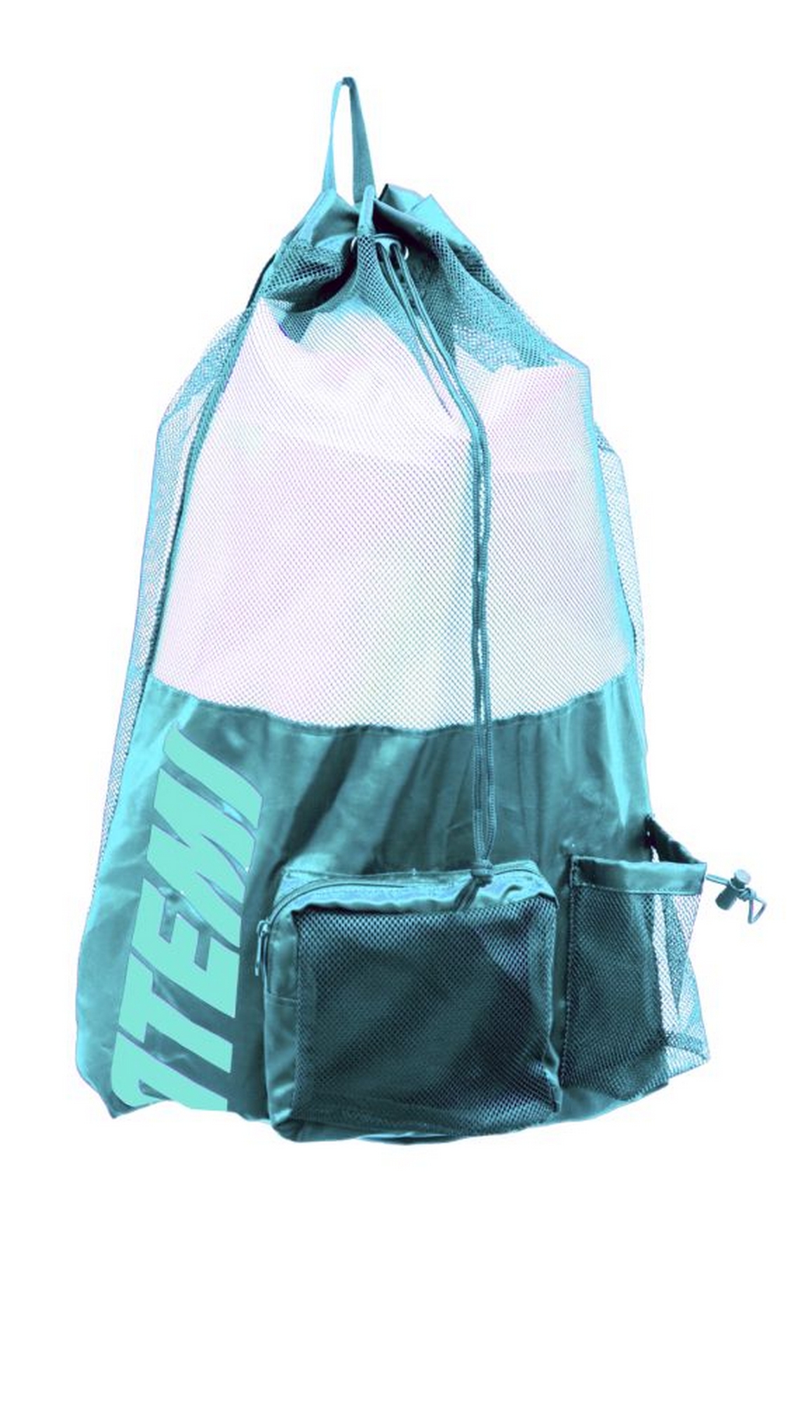 Мешок-сетка с карманами для инвентаря Atemi Multi pocket swim bag BSMPS1GR бирюзовый 1124_2000