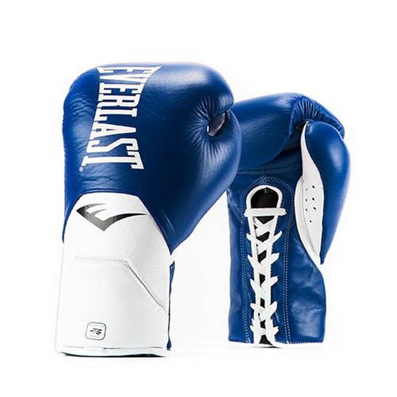 Перчатки боевые Everlast MX Elite Fight 10oz синий P00000704 800_800