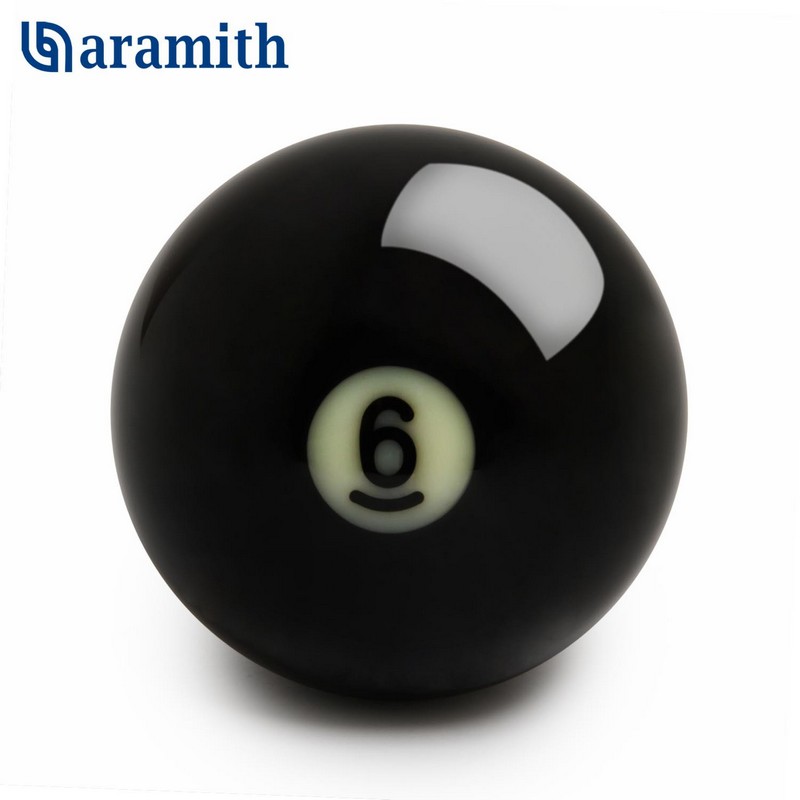 Шар Aramith Premier Pyramid №6 ø68мм черный 800_800