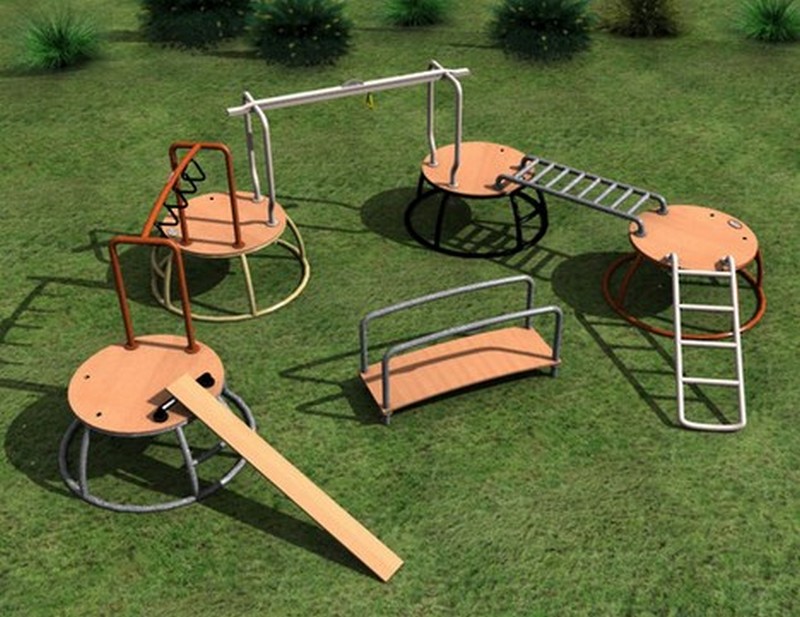Мобильная детская игровая площадка Ясли-сад Hercules 4884 800_617
