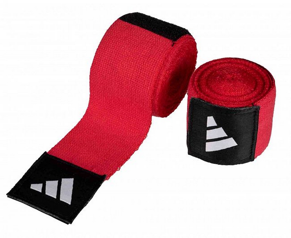 Бинты боксерские Boxing Mexican Style Pro Hand Wrap adiBP032S красный 977_800