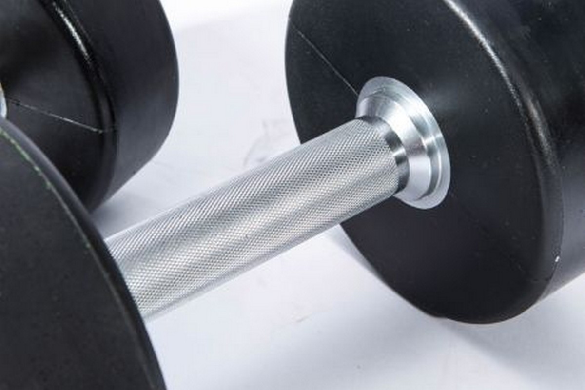 Гантели в уретане 46 кг Live Pro Premium Urethane Dumbbells LP8000-46 1200_800