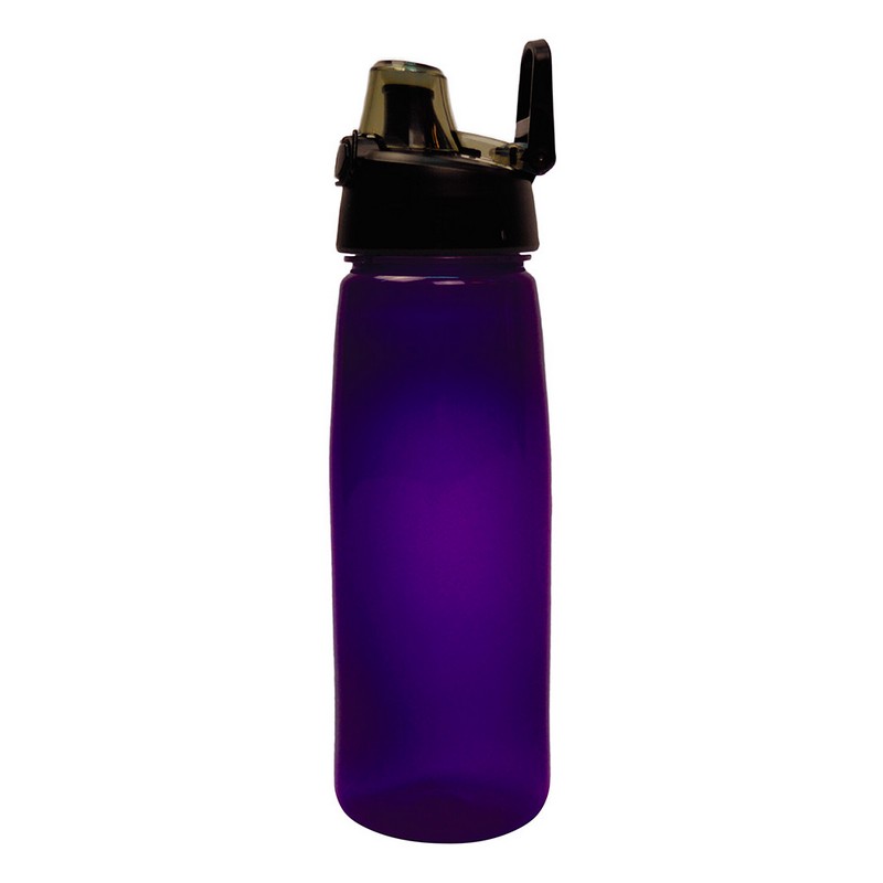 Бутылка для воды с автоматической кнопкой, 750 ml КК0148 синий 800_800