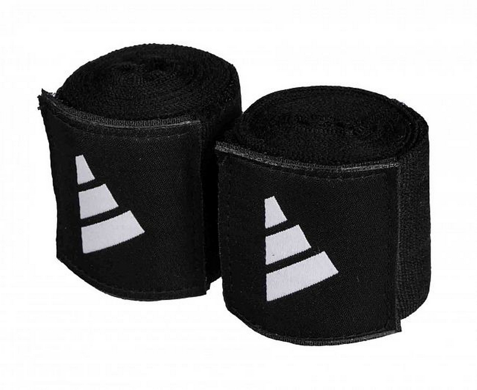 Бинты боксерские Boxing Pro Hand Wrap adiBP03S черный 977_800