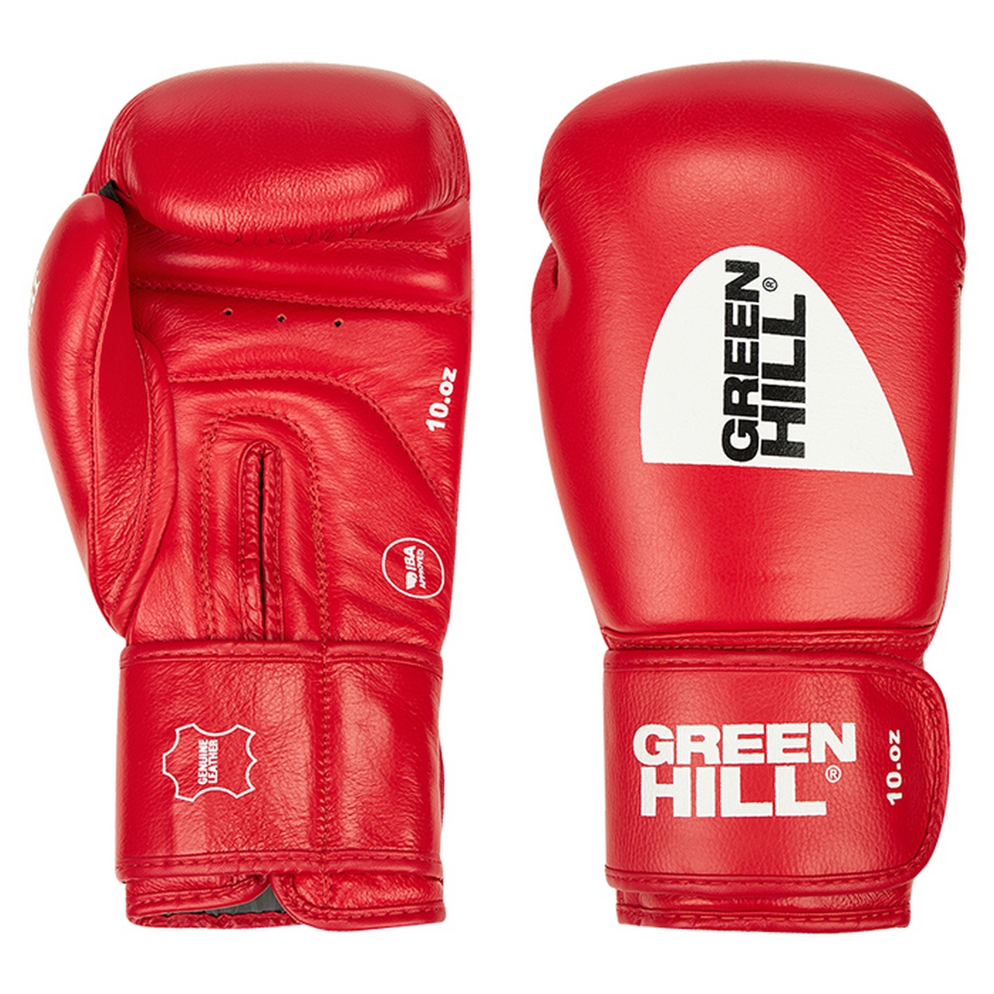 Боксерские перчатки Green Hill Super Star одобренные IBA BGS-1213IBA красный 2000_2000