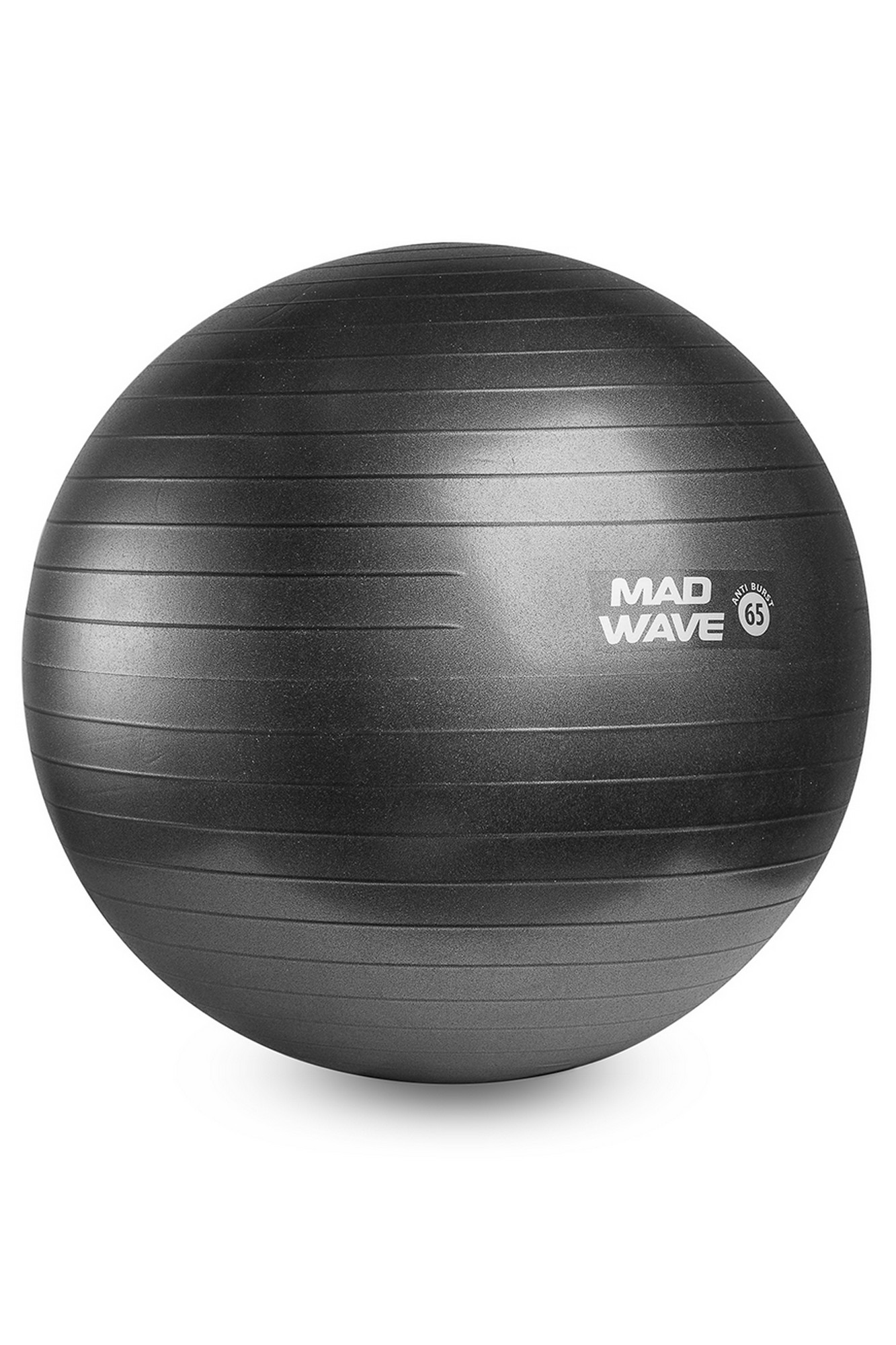 Мяч для фитнеса 65см Mad Wave Anti Burst GYM Ball M1310 01 2 01W графитовый 1333_2000