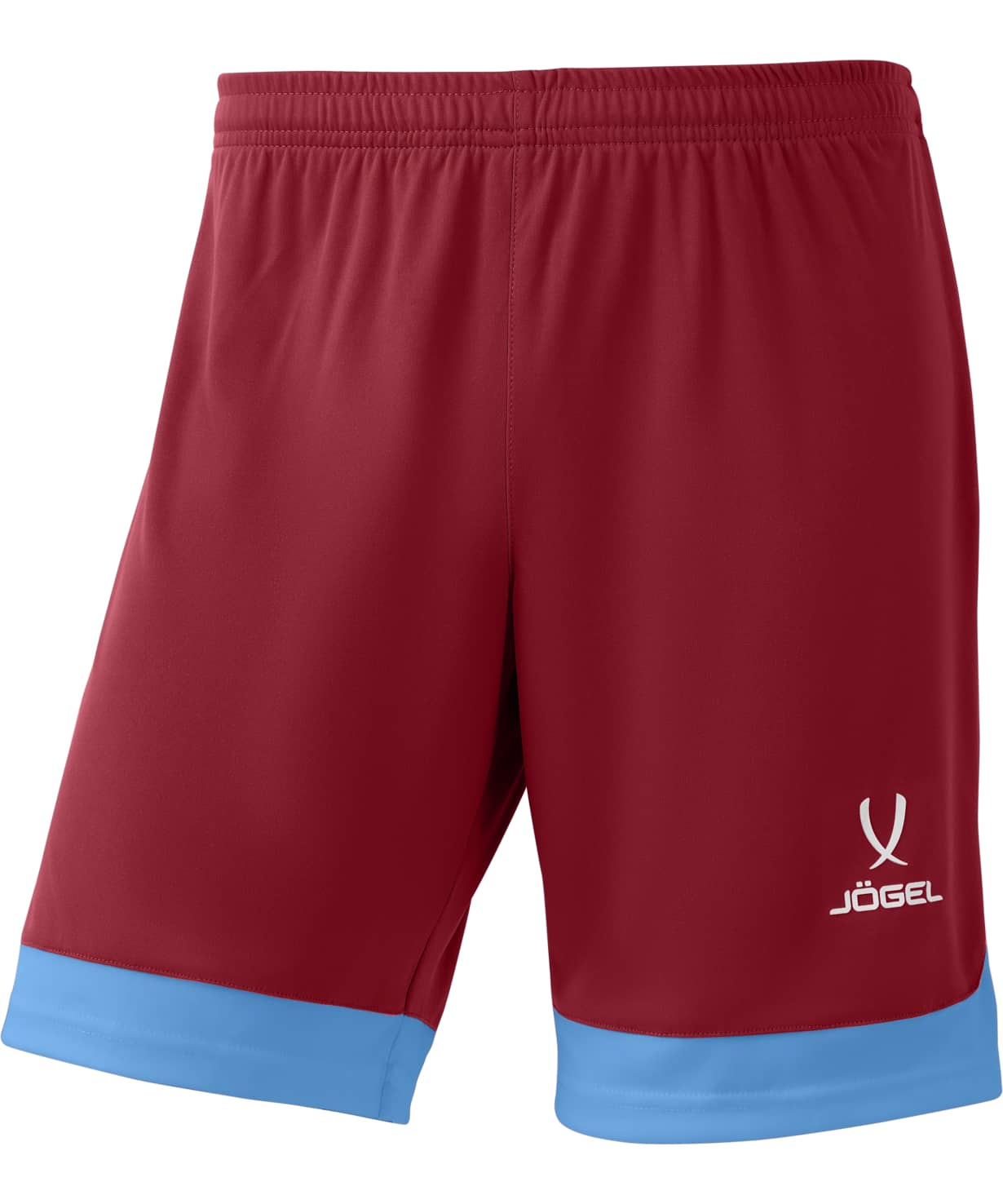 Шорты игровые Jogel DIVISION PerFormDRY Union Shorts, гранатовый-голубой-белый 1230_1476