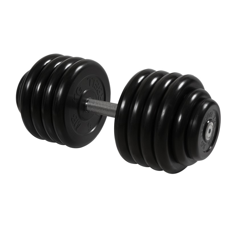 Гантель Профи с вращающейся ручкой, 48,5 кг MB Barbell MB-FdbM-B48,5 800_800