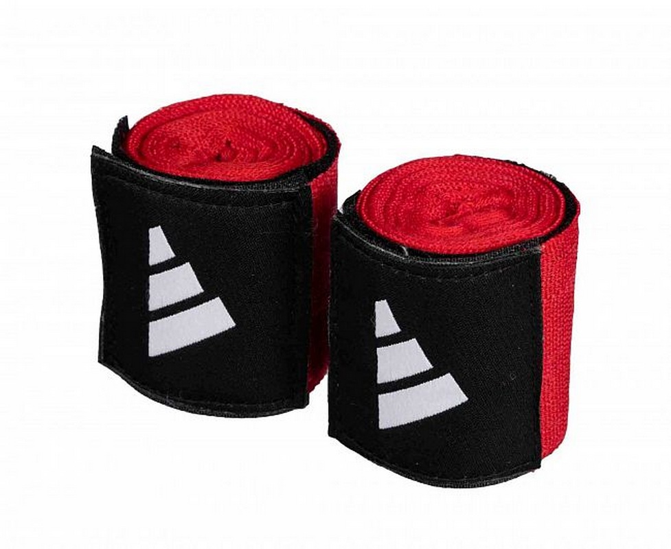 Бинты боксерские Boxing IBA Pro Hand Wrap adiBP031S красный 977_800