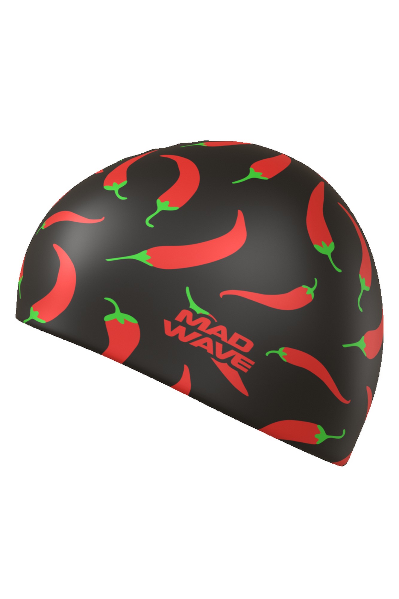 Силиконовая шапочка Mad Wave Spicy M0553 29 0 01W черный 1333_2000