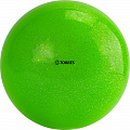 Мяч для художественной гимнастики d15см Torres ПВХ AGP-15-05 зеленый с блестками 120_120