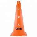 Конус тренировочный Torres h46 см, с отверстиями для штанги TR1011 120_120