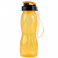 Бутылка для воды 550 мл WOWBOTTLES, шнурок в комплекте, прозрачно/желтый КК0471 120_120