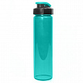 Бутылка для воды HEALTH and FITNESS, 500 ml., straight, прозрачно/морской зеленый КК0160 120_120